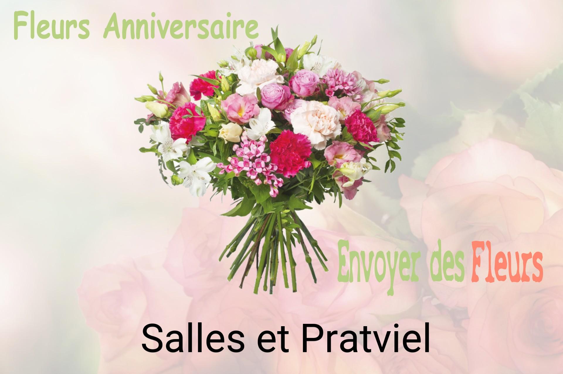 Bouquet de fleurs d’anniversaire livré à Salles-et-Pratviel