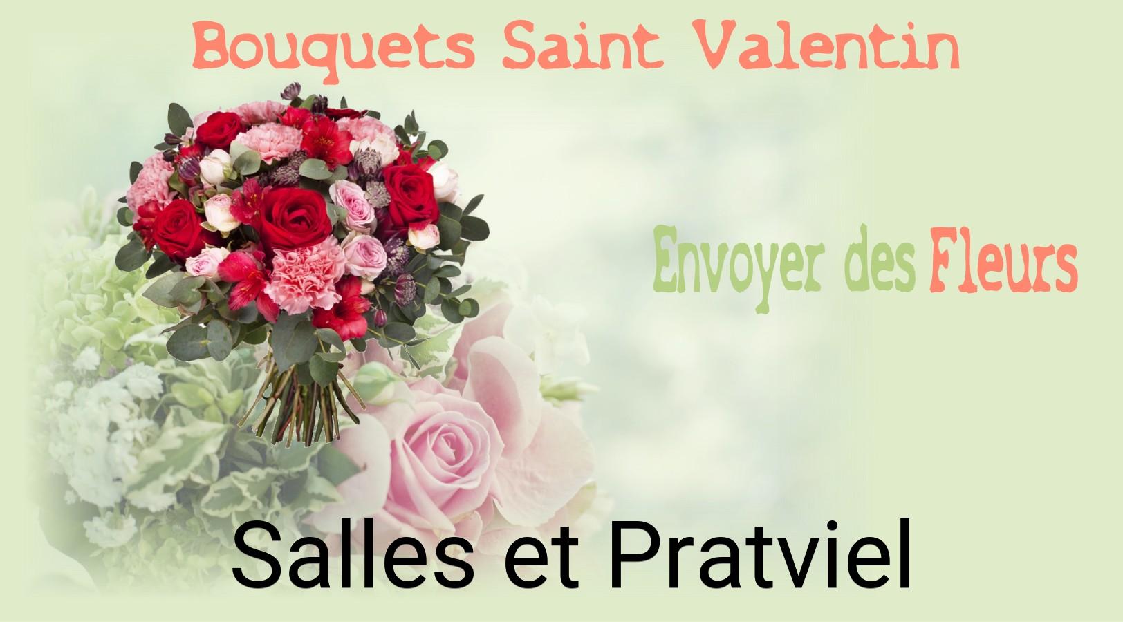 Roses de Saint-Valentin livrées à Salles-et-Pratviel